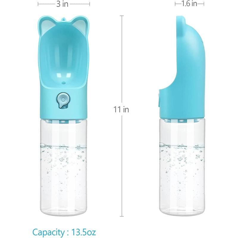 UPSKY Dog Water Bottle Portable Pet Dog Water Bottle with Filter, Leak Proof Dog Water Dispenser Lightweight Dog Travel Water Bottle for Walking, Hiking, Travel UPSKY