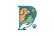 a pet care themed logo with the letter p in it somewhere