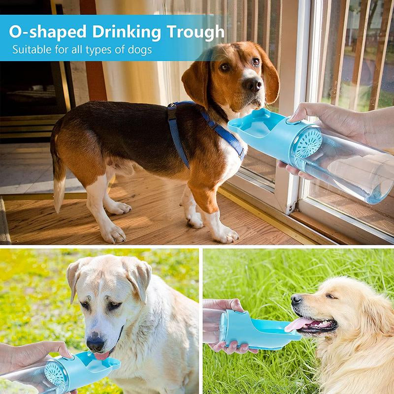 UPSKY Dog Water Bottle Portable Pet Dog Water Bottle with Filter, Leak Proof Dog Water Dispenser Lightweight Dog Travel Water Bottle for Walking, Hiking, Travel UPSKY